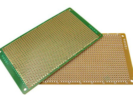 บอร์ด Pcb ทองแดงด้านเดียวเปิดแผงวงจรพิมพ์อย่างรวดเร็วสำหรับการสร้างต้นแบบ