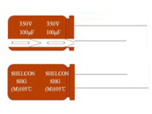 ตัวเก็บประจุอลูมิเนียมอิเล็กโทรลีติคแบบ Radial Lead SHG-10000h DIP